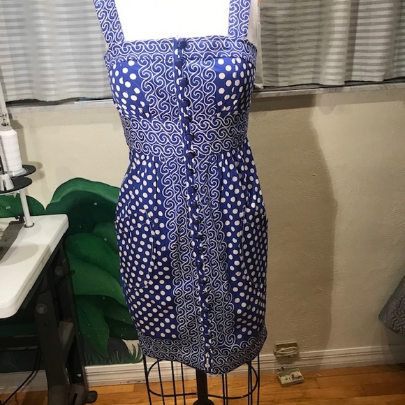 Plenty by Tracy Reese Dresses & Skirts - Plenty by Tracy Reese Blue&White PolkaDot Sundress
